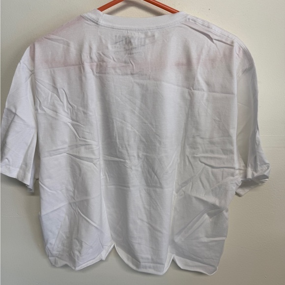 Dixxon Women’s White Crop Top Sturgis Tiffany Ride Fast Corpo Size Large - Picture 2 of 5